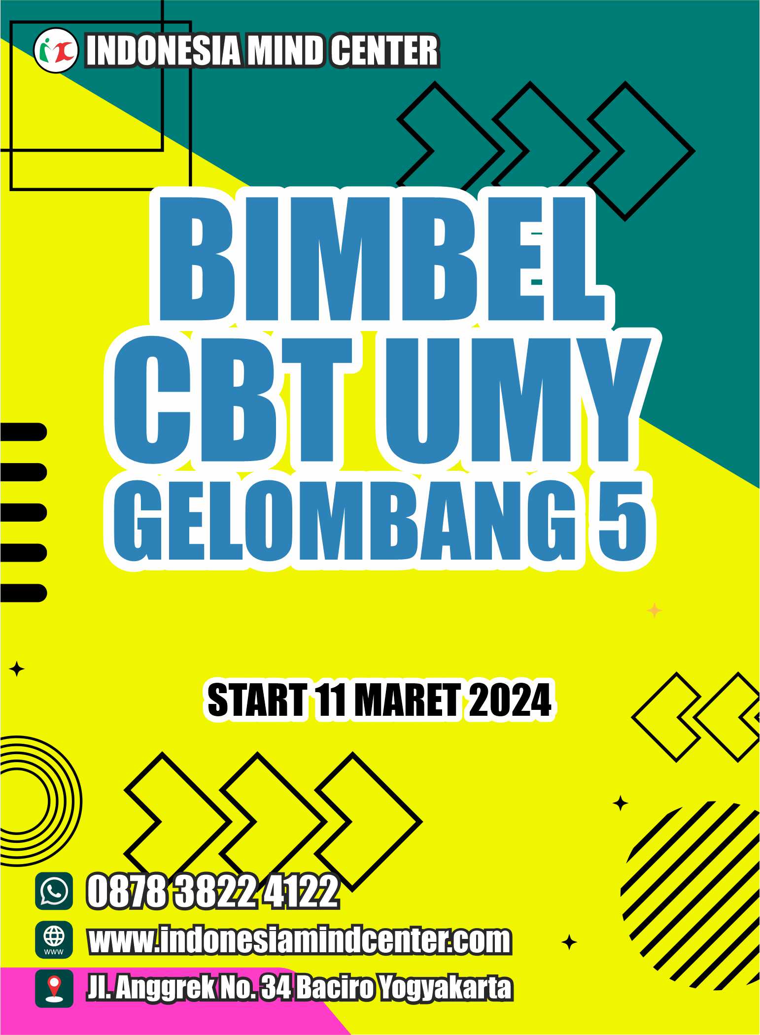 BIMBEL CBT UMY GELOMBANG 5 START 11 MARET 2024