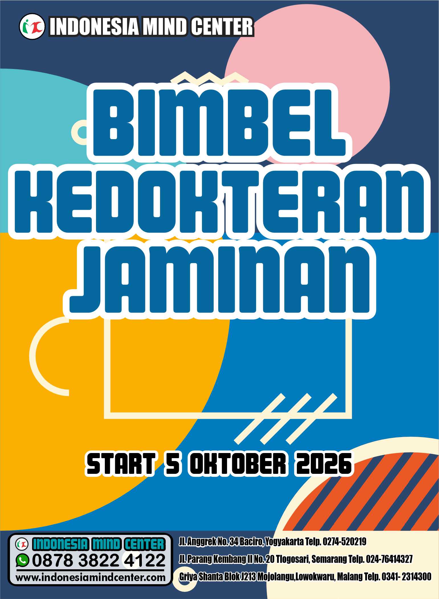 BIMBEL KEDOKTERAN JAMINAN START 5 OKTOBER 2026