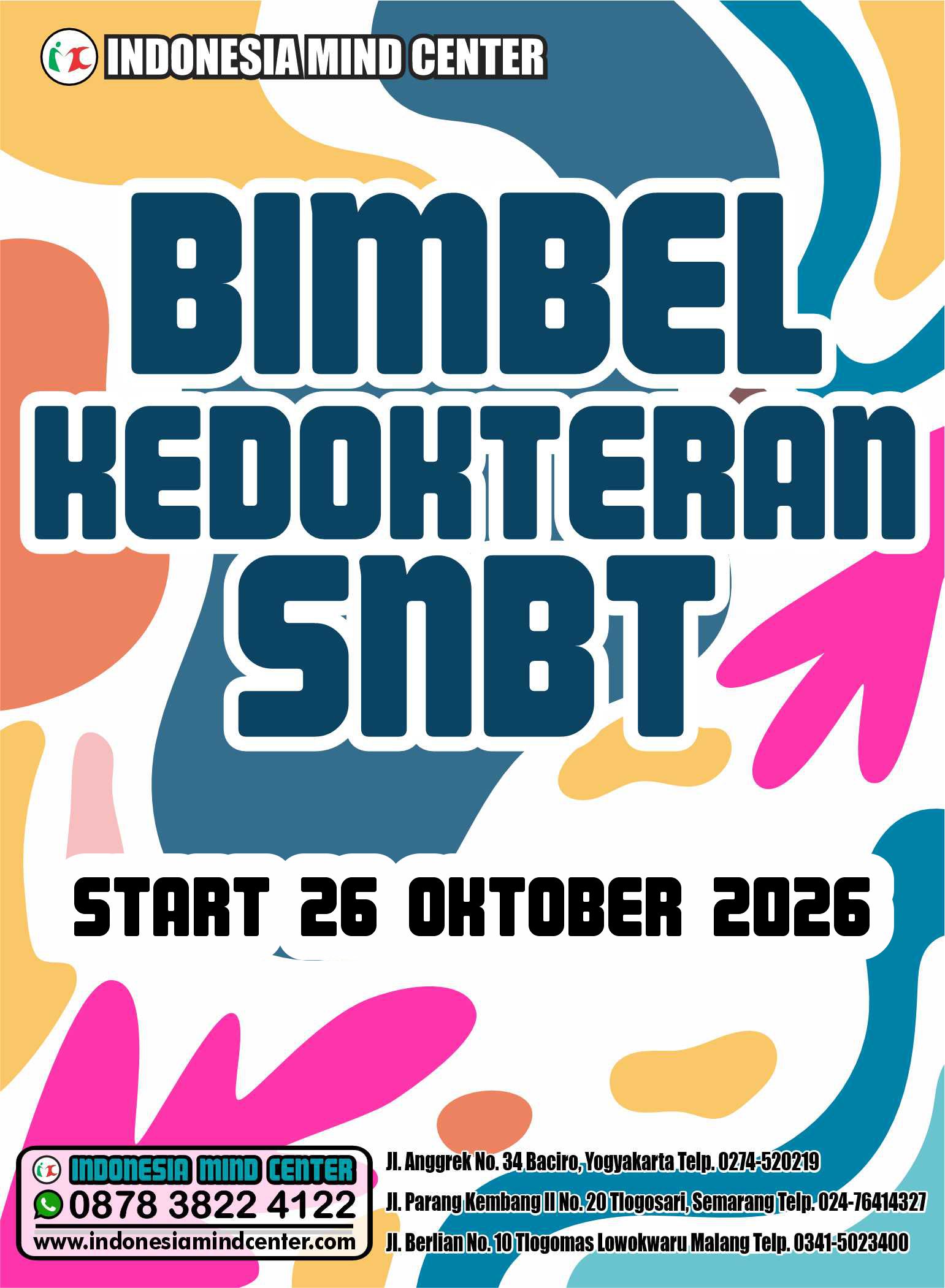 BIMBEL KEDOKTERAN SNBT START 26 OKTOBER 2026
