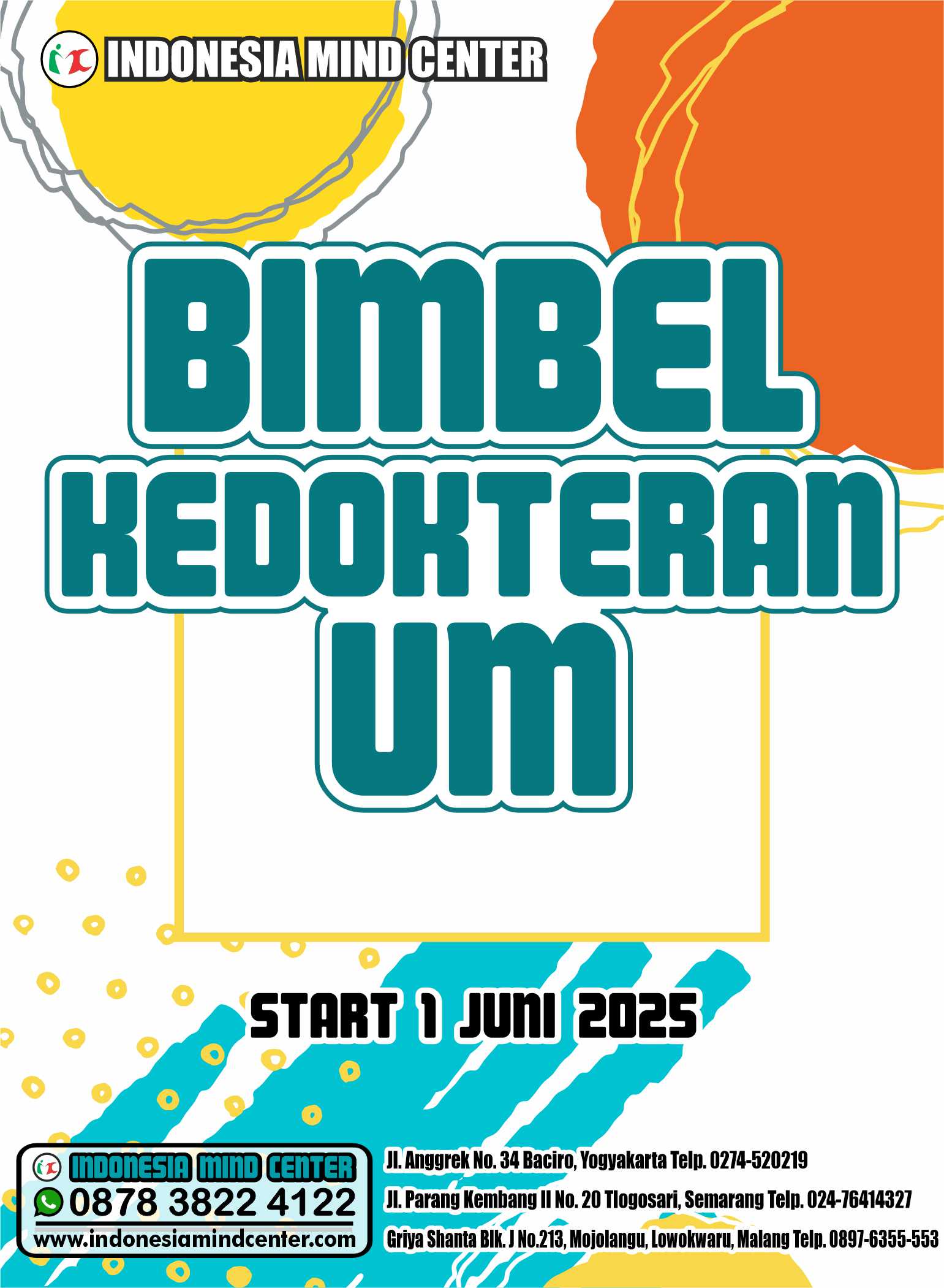 BIMBEL KEDOKTERAN UM START 1 JUNI 2026