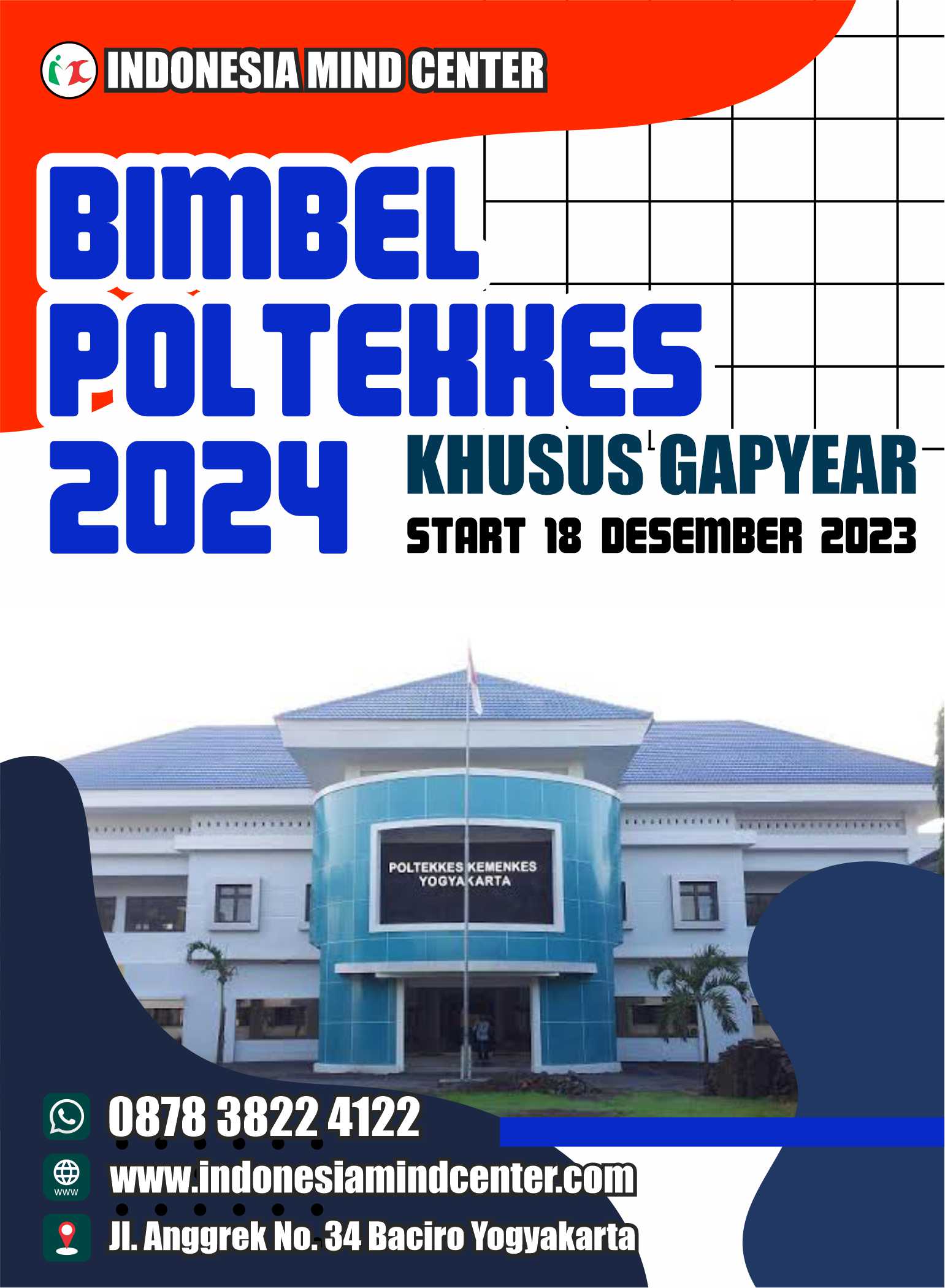 BIMBEL POLTEKKES 2024 KHUSUS GAPYEAR START 18 DESEMBER 2023