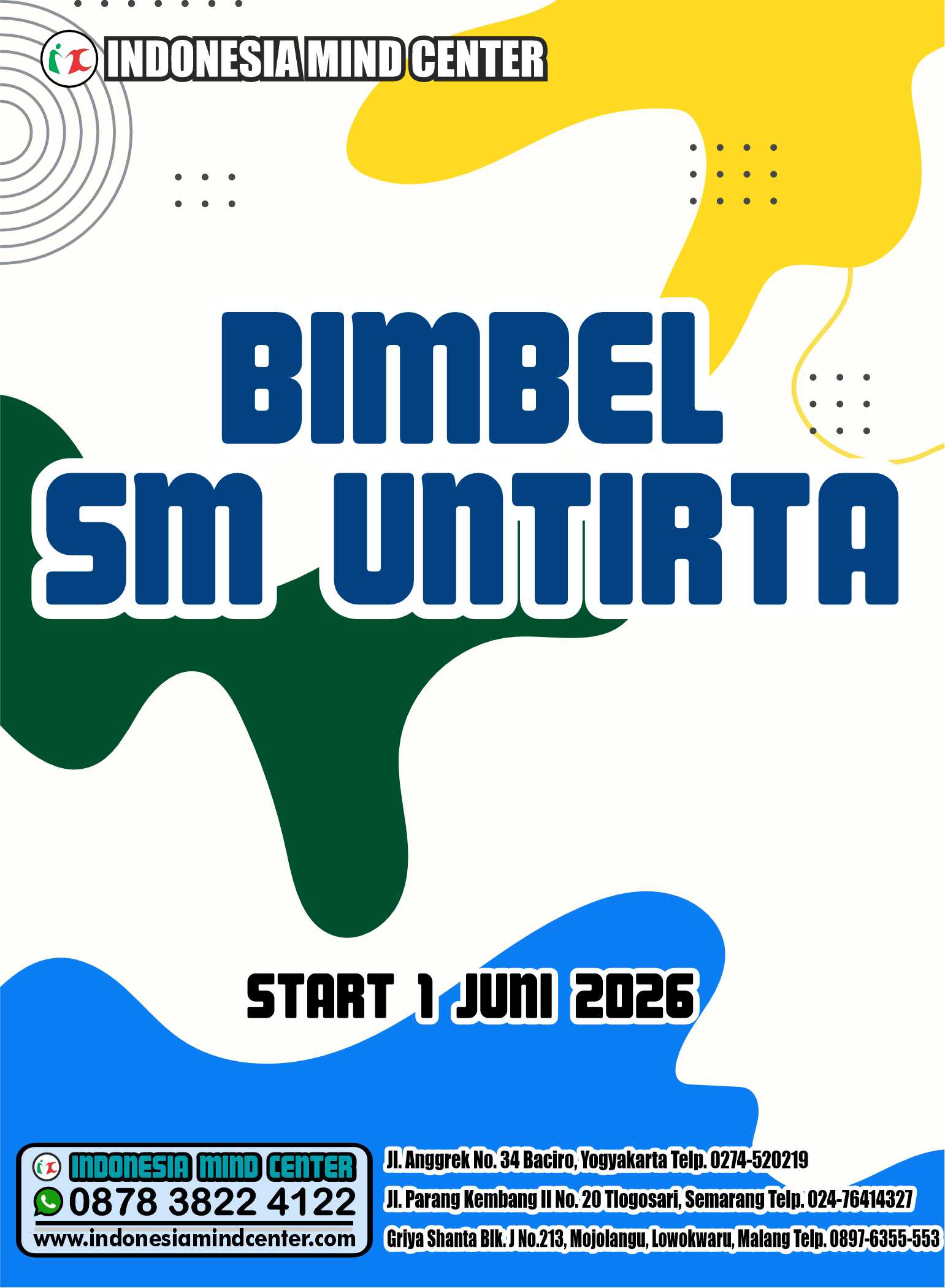 BIMBEL SM UNTIRTA START 1 JUNI 2026