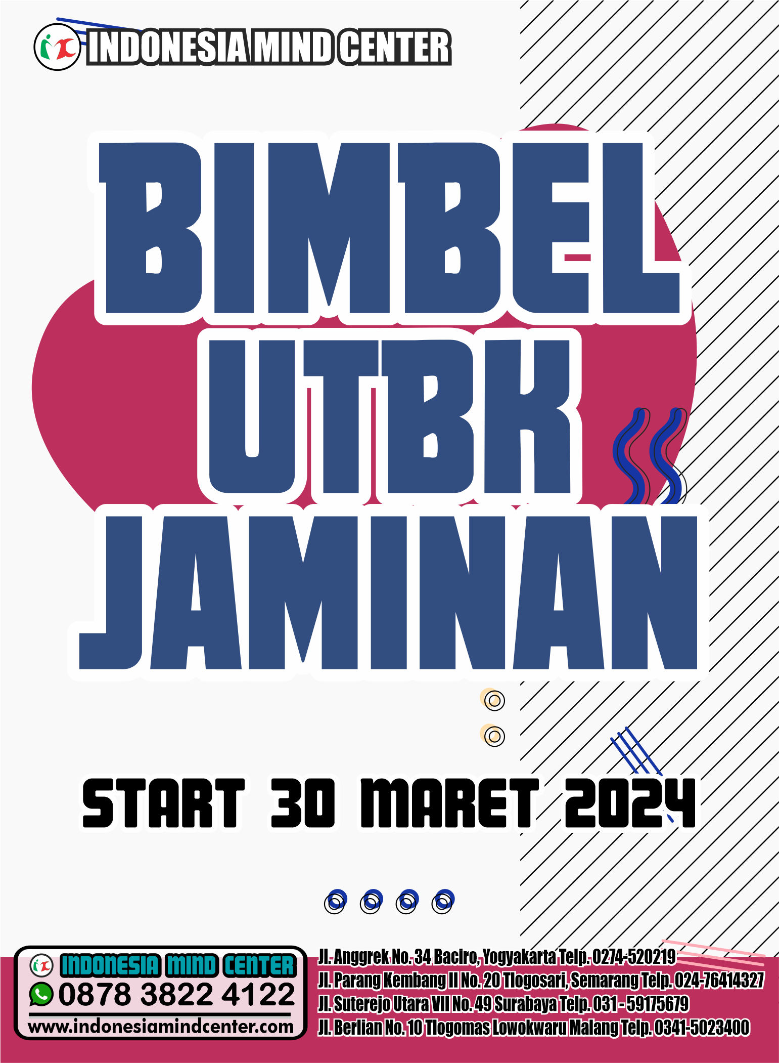 BIMBEL UTBK JAMINAN START 30 MARET 2024