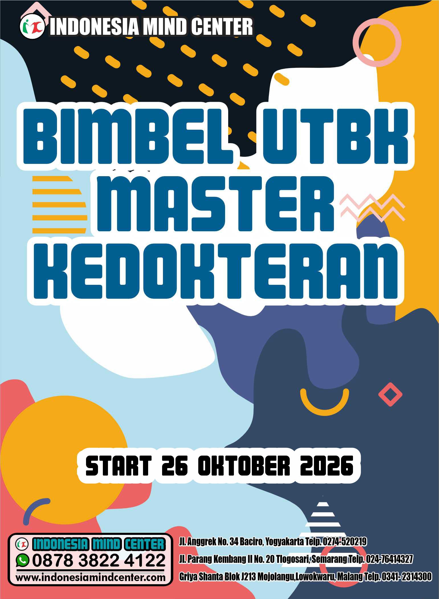 BIMBEL UTBK MASTER KEDOKTERAN START 26 OKTOBER 2026