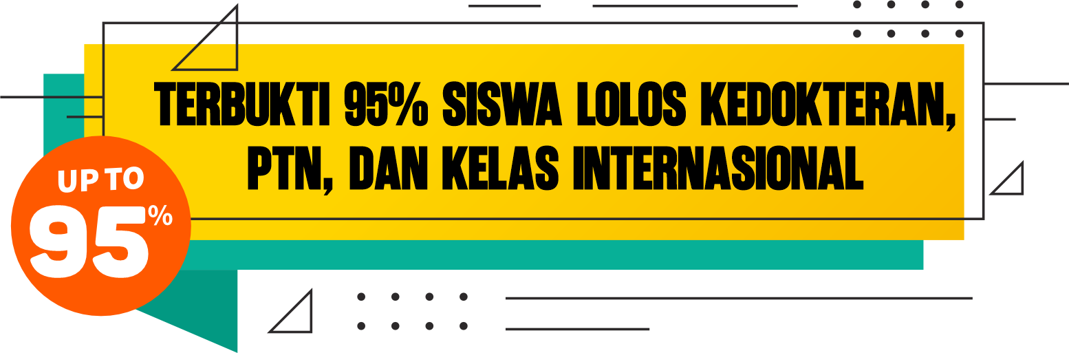 Terbukti 95% siswa lolos kedokteran, ptn, dan kelas internasional