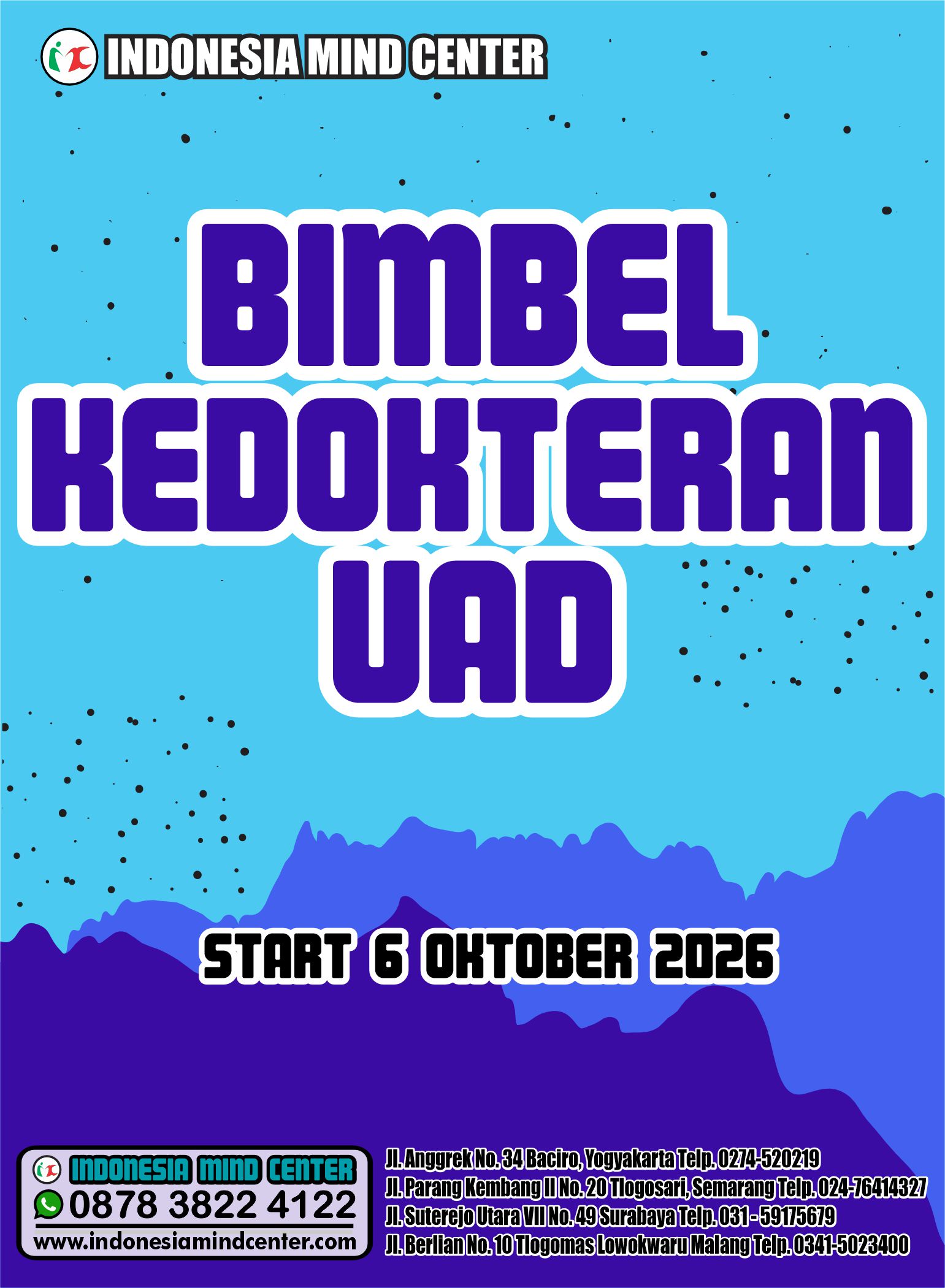 BIMBEL KEDOKTERAN UAD START 6 OKTOBER 2026