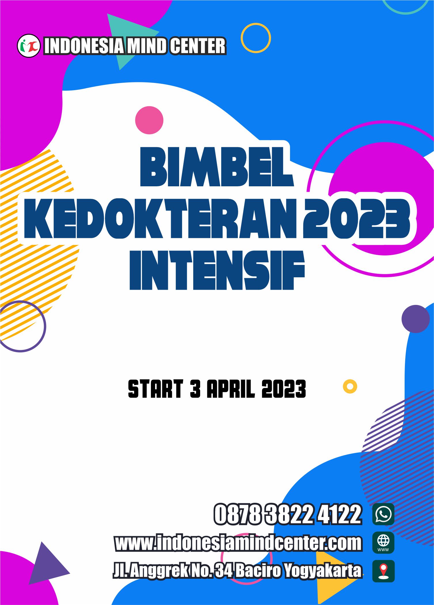BIMBEL KEDOKTERAN 2023 INTENSIF START 3 APRIL 2023