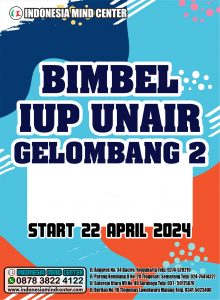 BIMBEL IUP UNAIR GELOMBANG 2 START 22 APRIL 2024