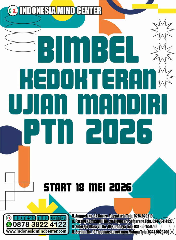 BIMBEL KEDOKTERAN UJIAN MANDIRI PTN 2026 START 18 MEI 2026