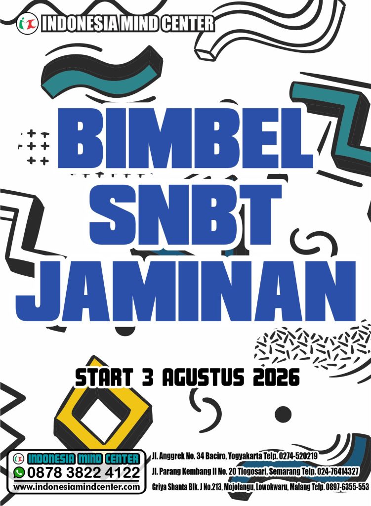 BIMBEL SNBT JAMINAN START 3 AGUSTUS 2026