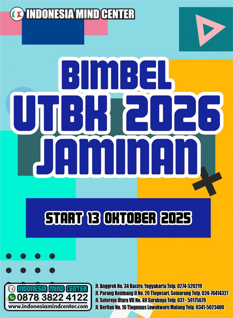 BIMBEL UTBK 2026 JAMINAN START 13 OKTOBER 2025