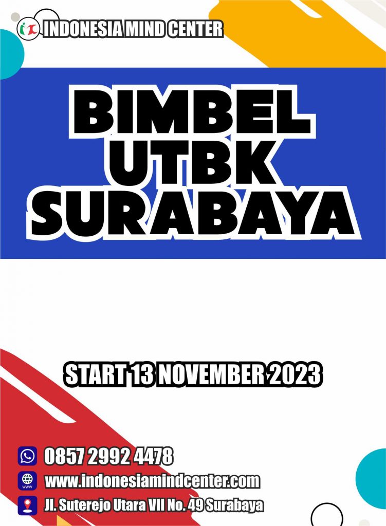 BIMBEL UTBK SURABAYA 2024 START 13 NOVEMBER 2023