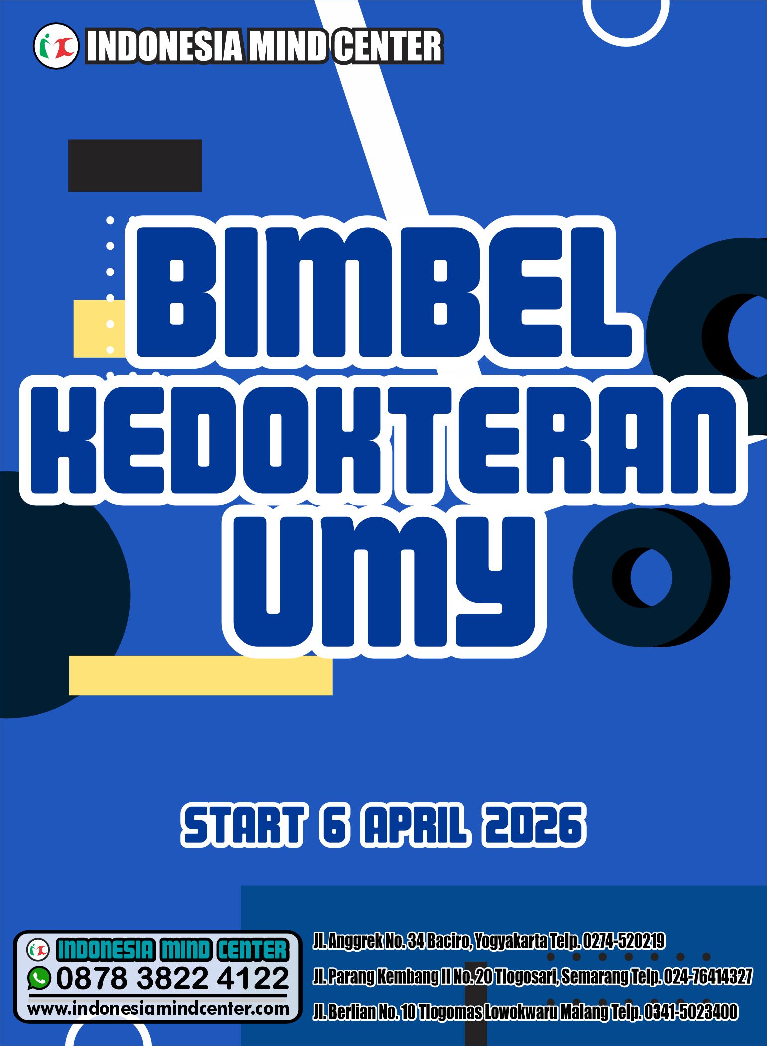 39. BIMBEL KEDOKTERAN UMY START 6 APRIL 2026