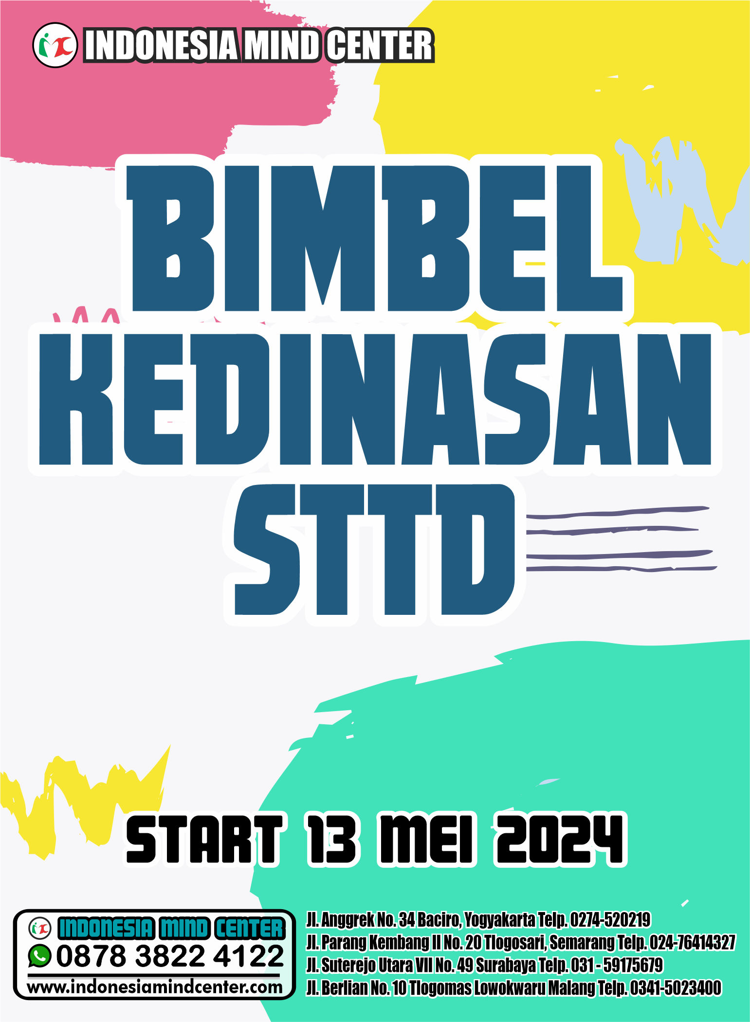 BIMBEL KEDINASAN STTD START 13 MEI 2024