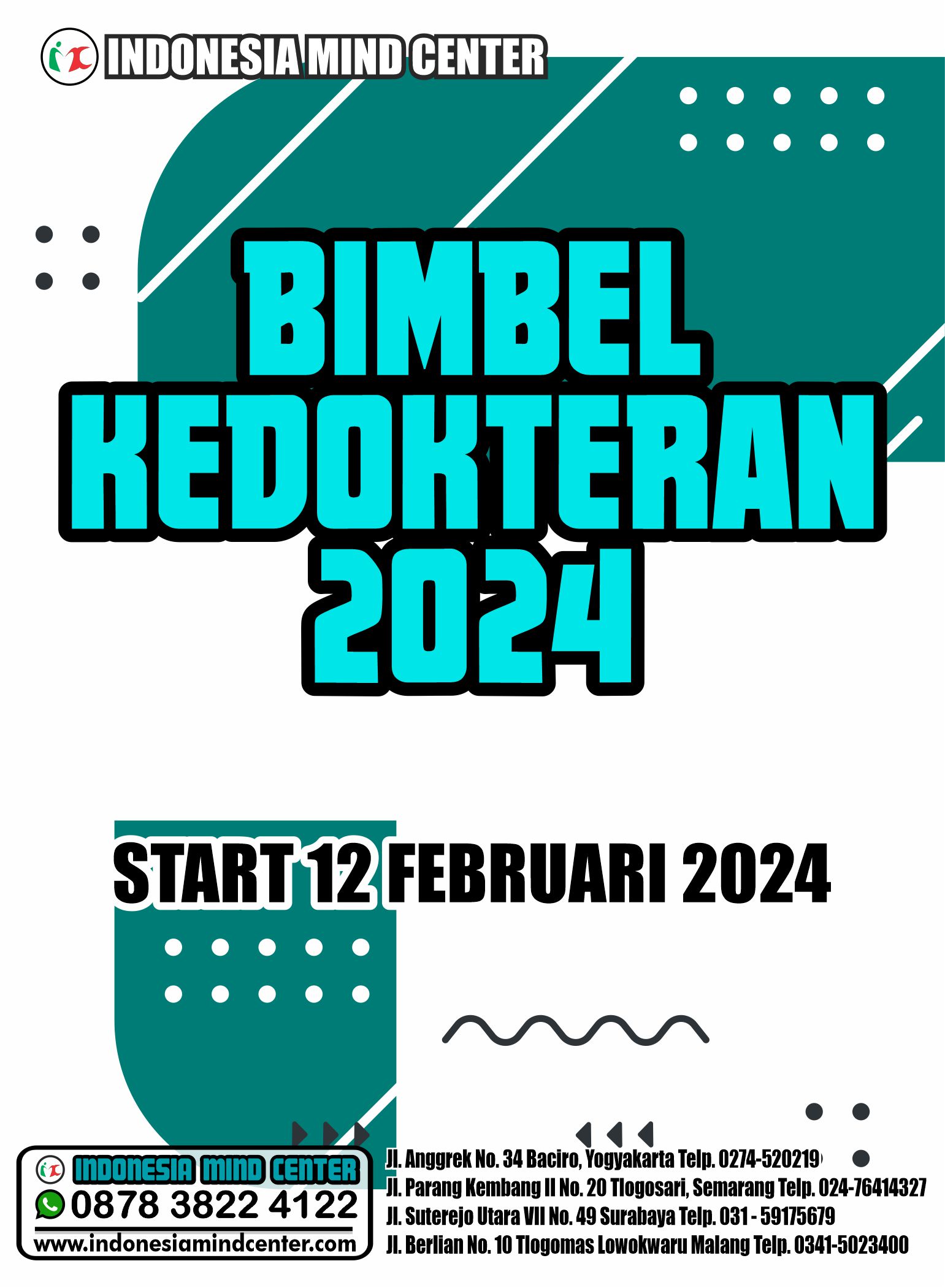 BIMBEL KEDOKTERAN 2024 START 12 FEBRUARI 2024