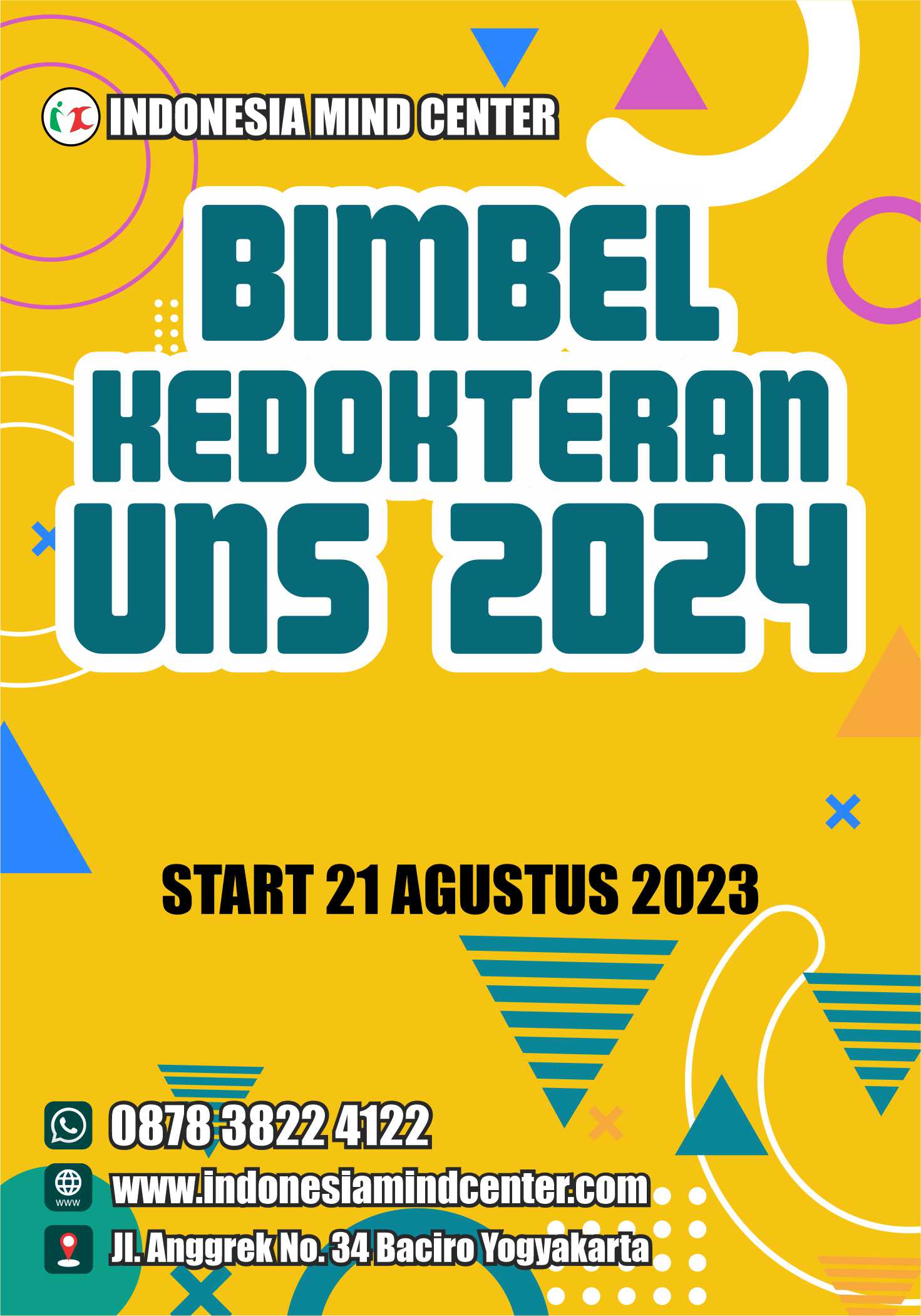 BIMBEL KEDOKTERAN UNS 2024 2024 START 21 AGUSTUS 2023