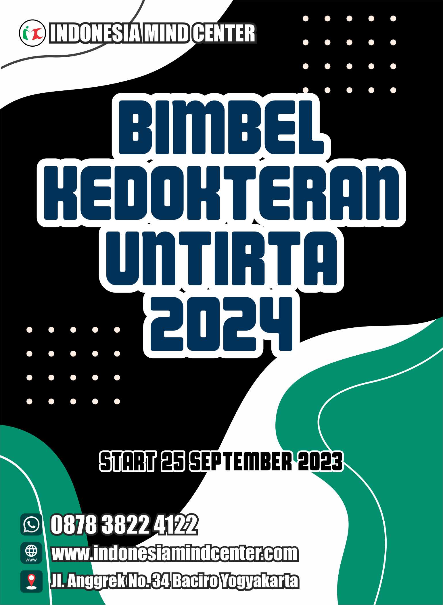 BIMBEL KEDOKTERAN UNTIRTA 2024 START 25 SEPTEMBER 2023