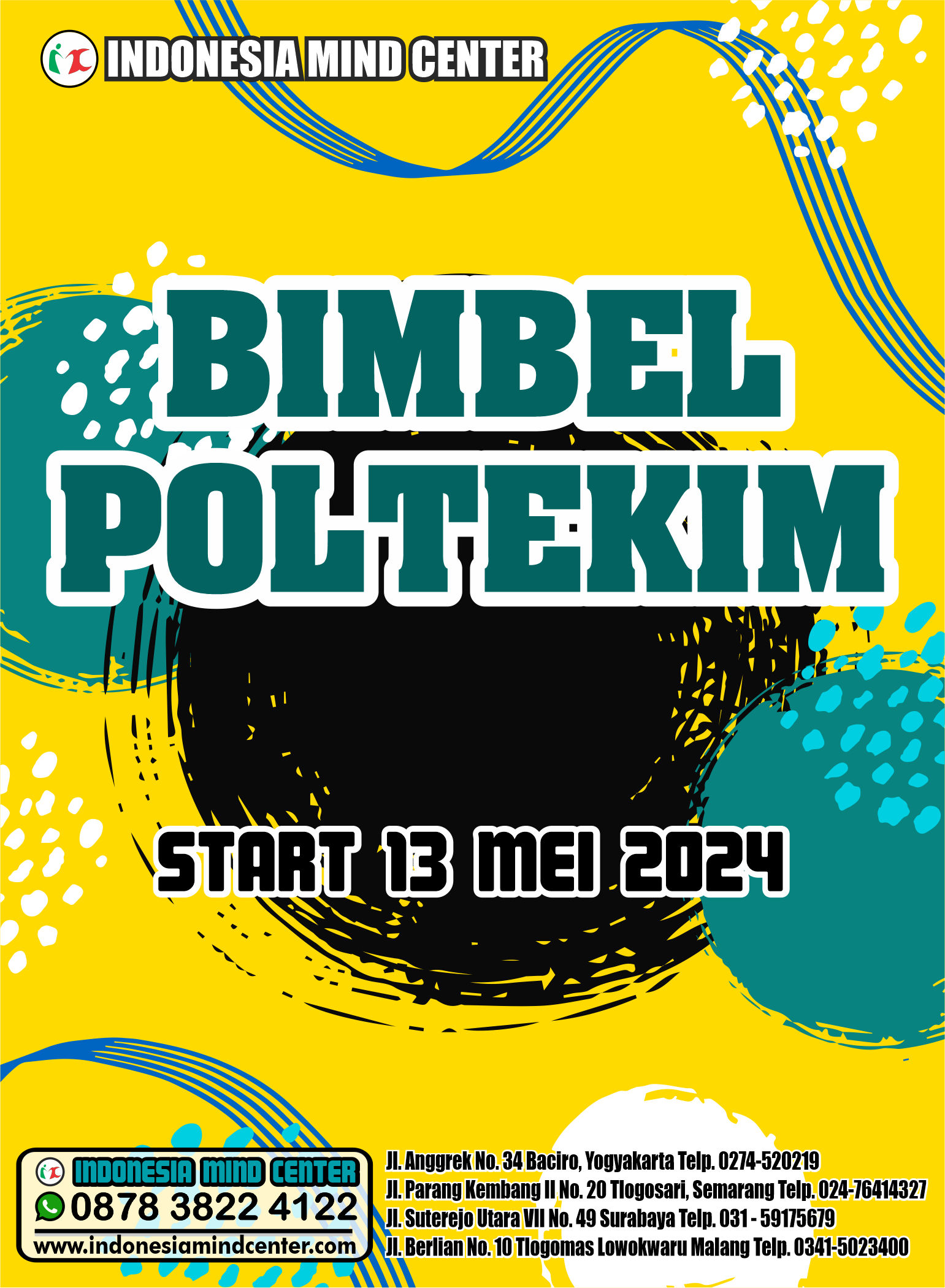 BIMBEL POLTEKIM START 13 MEI 2024