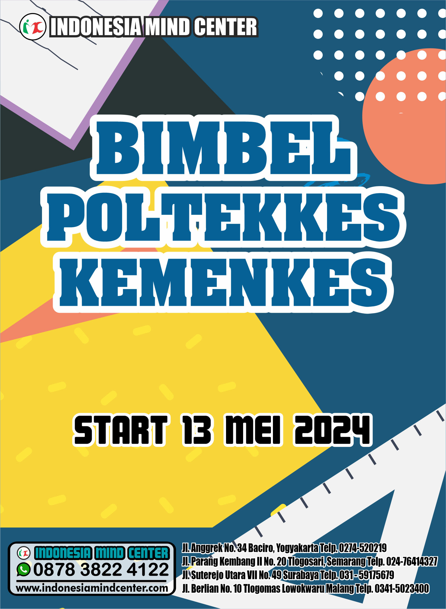 BIMBEL POLTEKKES KEMENKES START 13 MEI 2024