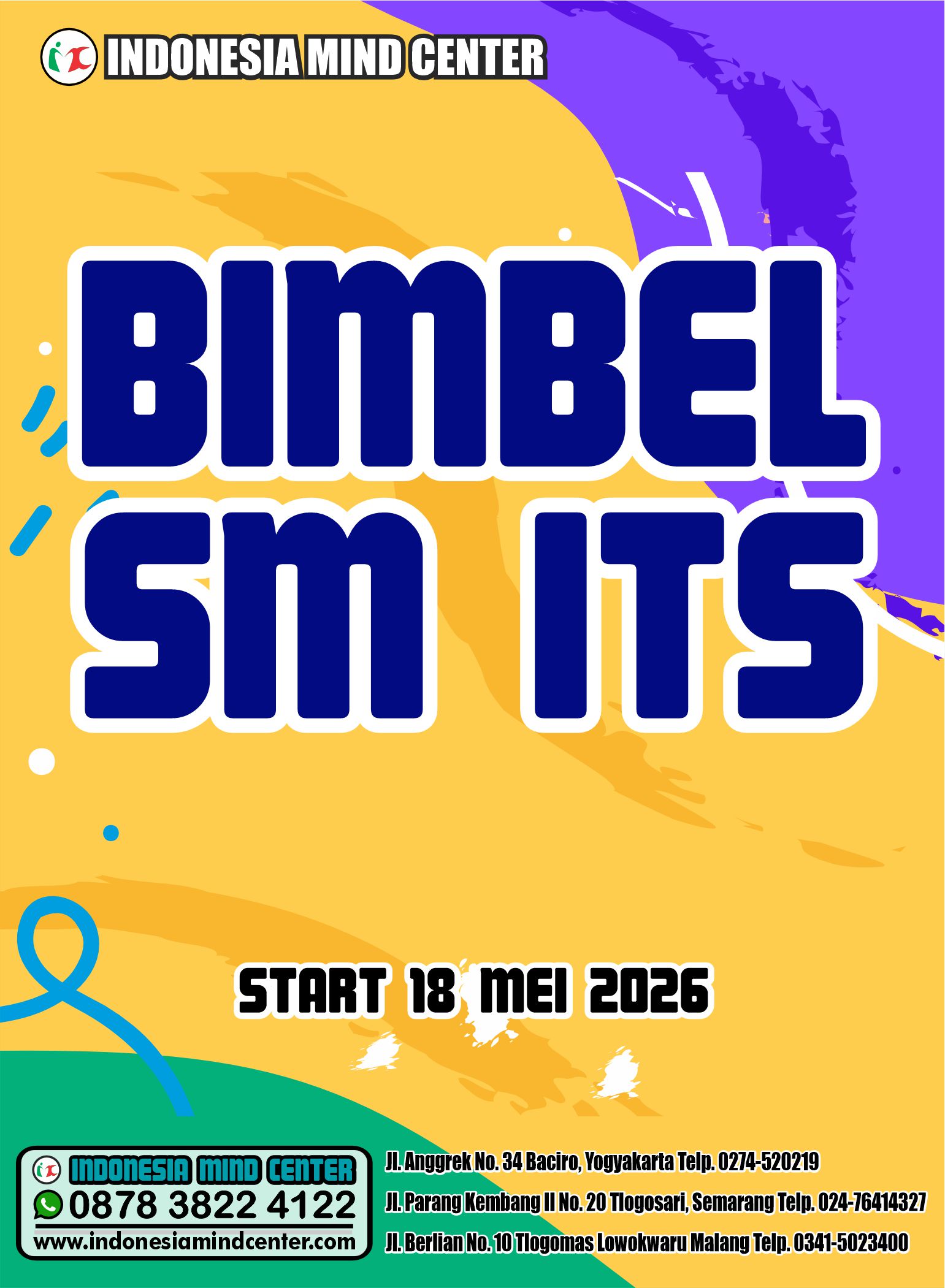 BIMBEL SM ITS START 18 MEI 2026