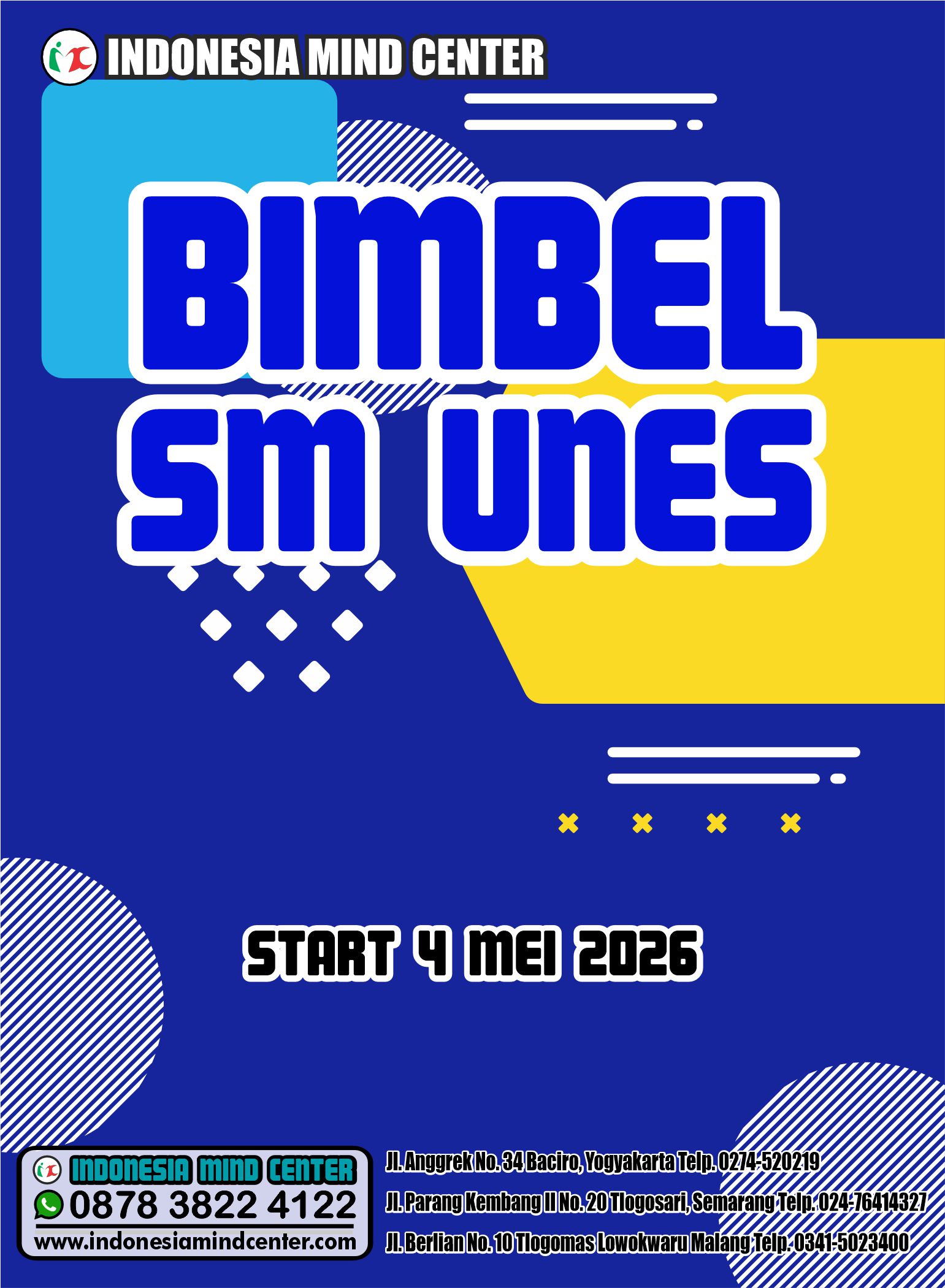 BIMBEL SM UNES START 4 MEI 2026