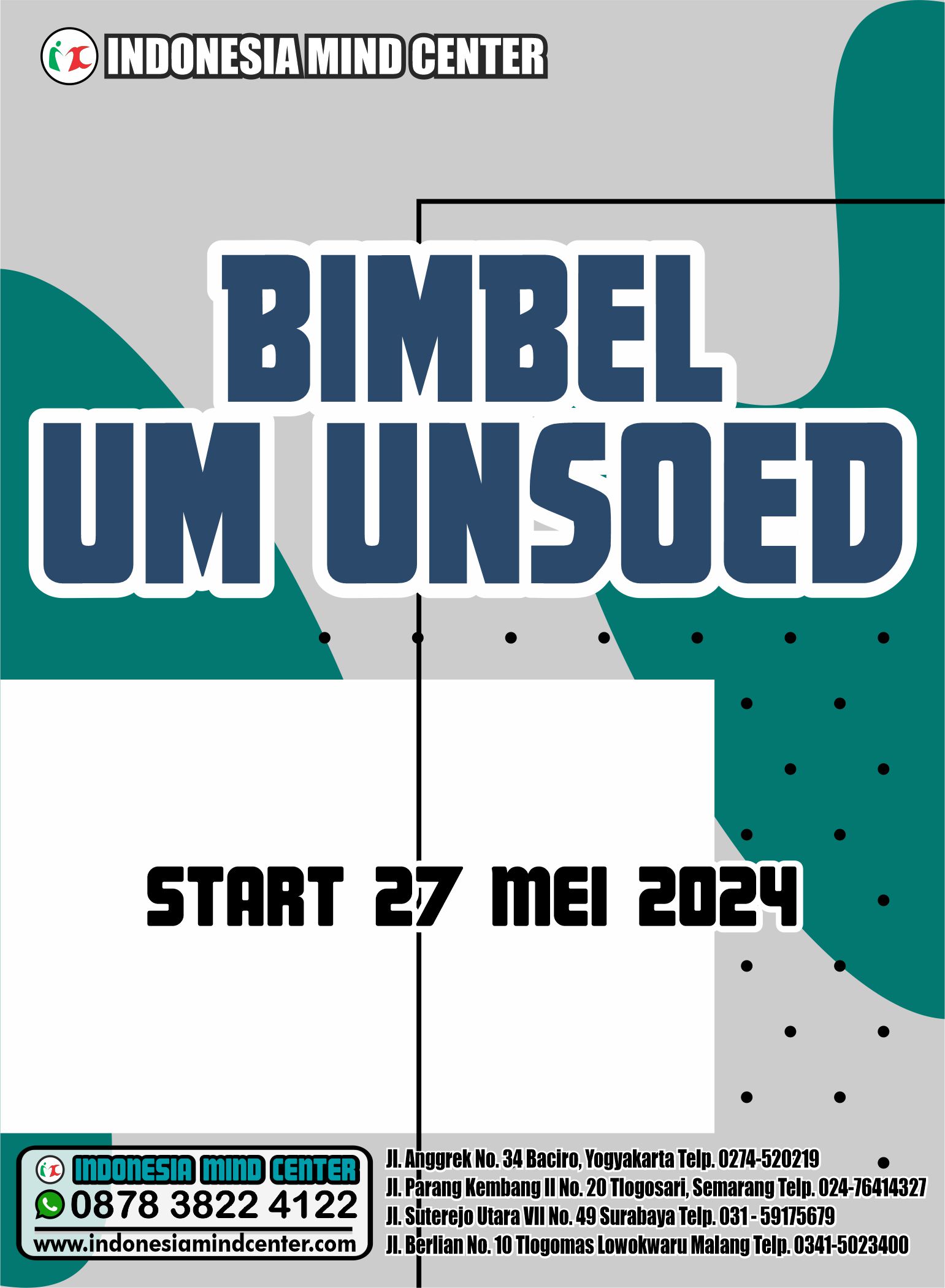 BIMBEL UM UNSOED START 27 MEI 2024