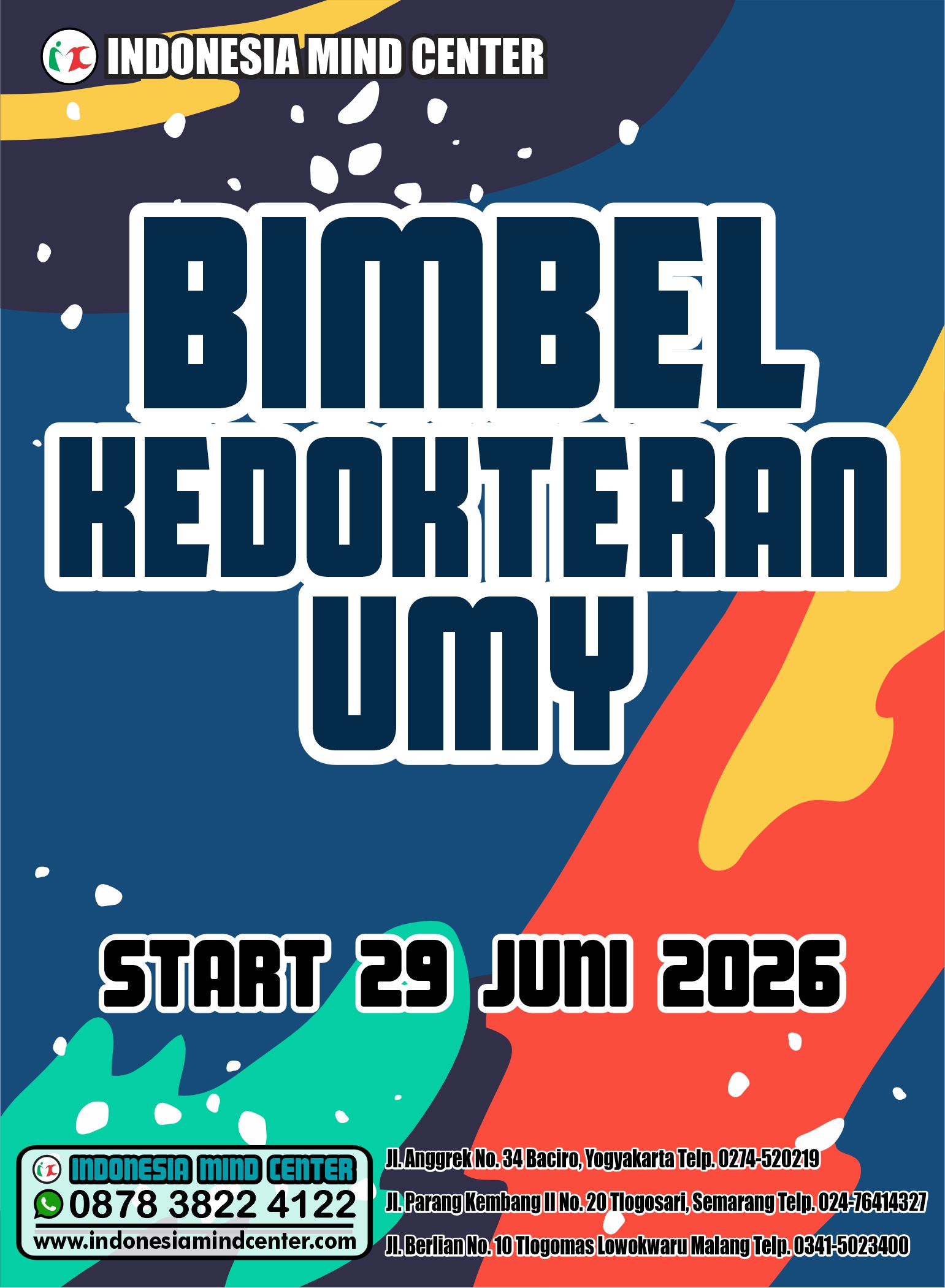 61. BIMBEL KEDOKTERAN UMY START 29 JUNI 2026