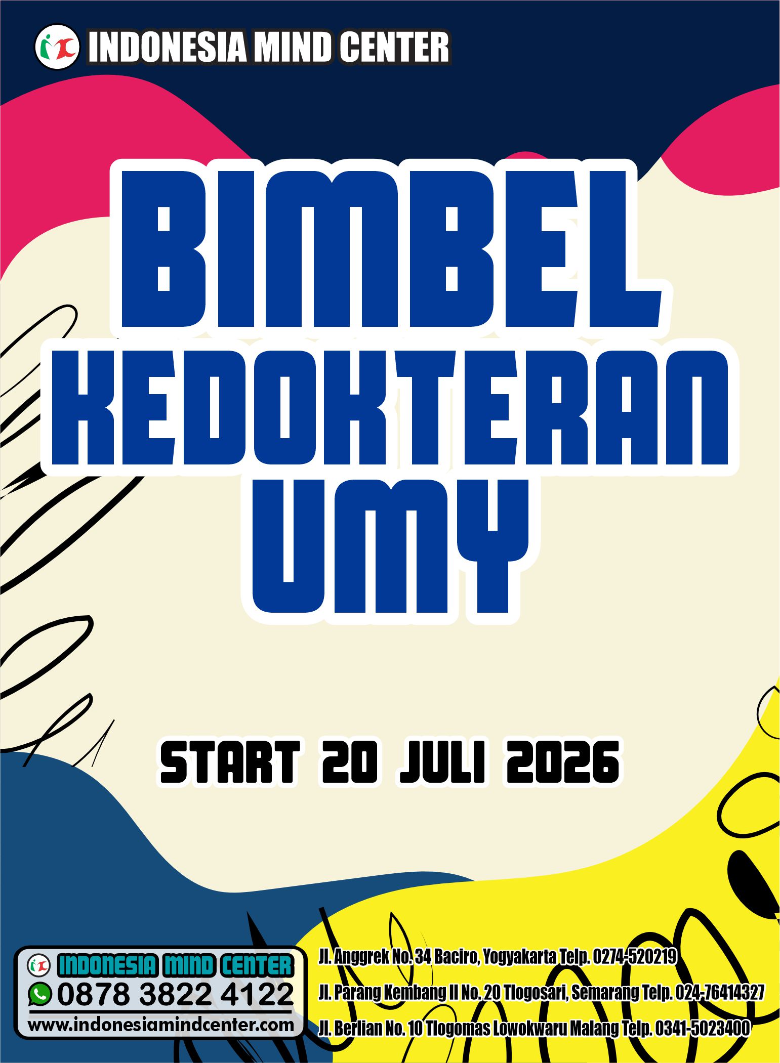 68. BIMBEL KEDOKTERAN UMY START 20 JULI 2026