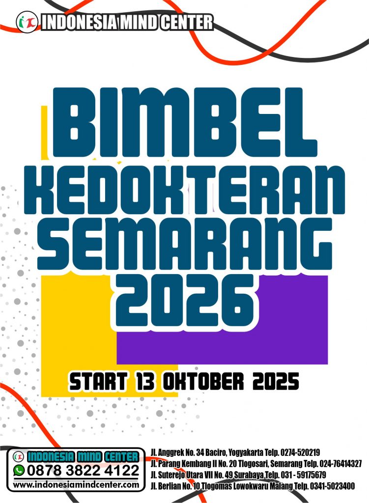 BIMBEL KEDOKTERAN SEMARANG 2026 START 13 OKTOBER 2025