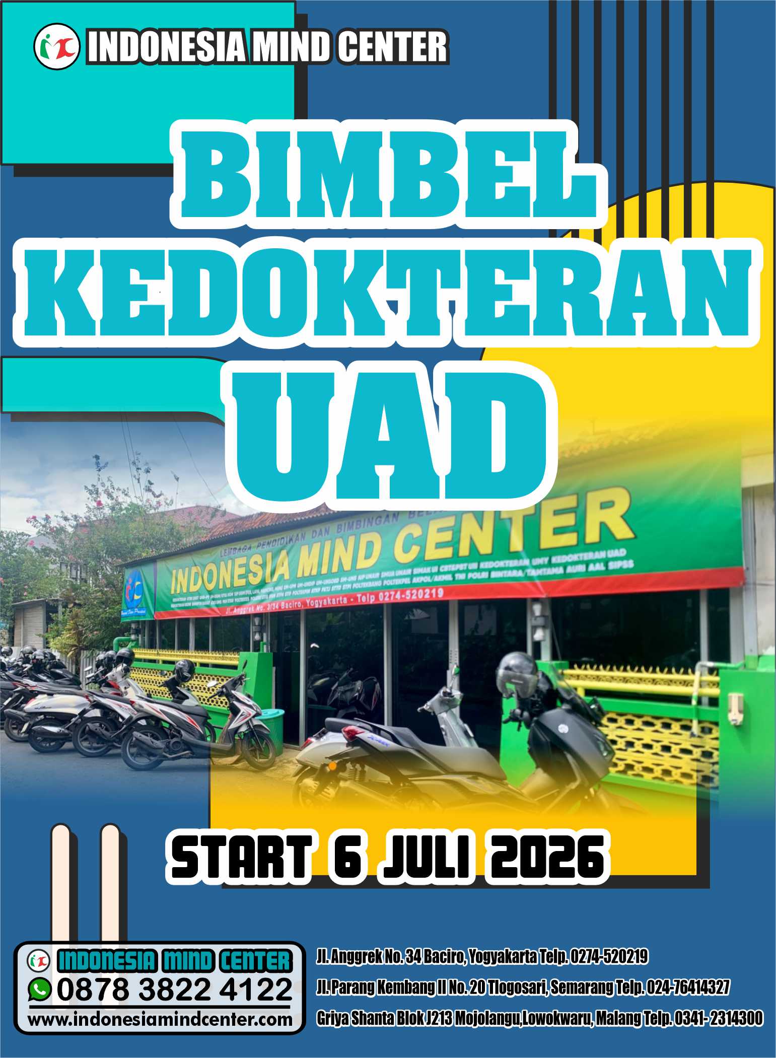 BIMBEL KEDOKTERAN UAD START 6 JULI 2026