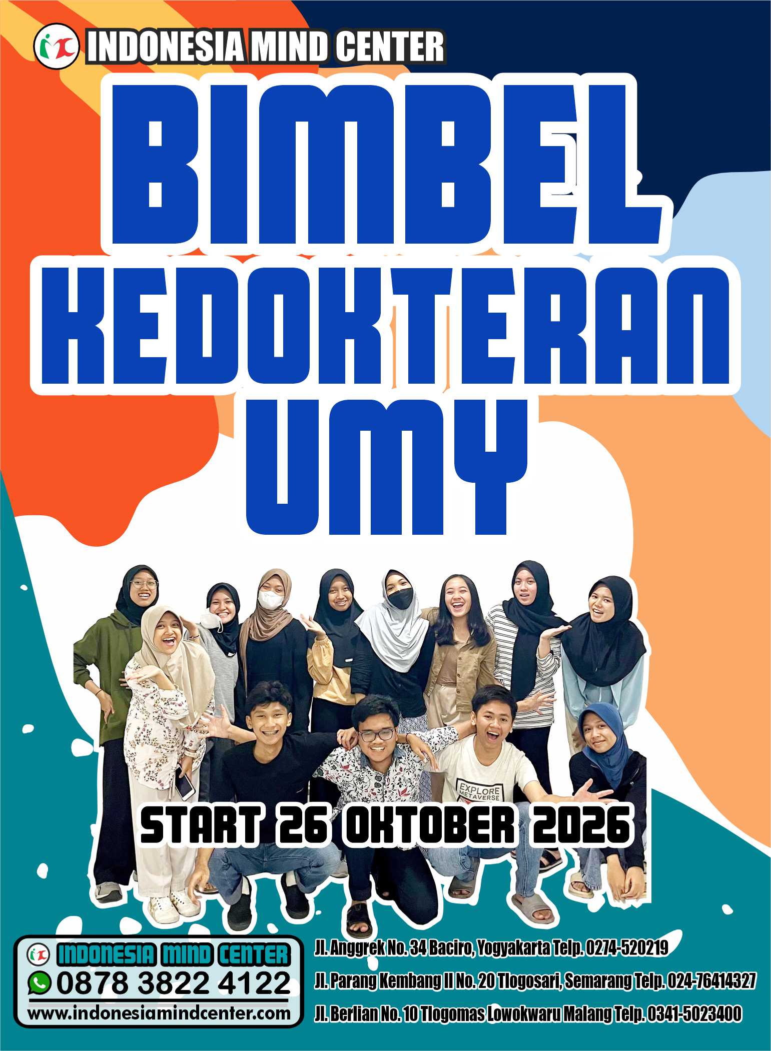 BIMBEL KEDOKTERAN UMY START 26 OKTOBER 2026