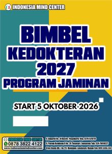 BIMBEL KEDOKTERAN 2027 PROGRAM JAMINAN START 5 OKTOBER 2026