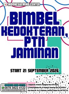 BIMBEL KEDOKTERAN PTN JAMINAN START 21 SEPTEMBER 2026