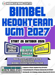 BIMBEL KEDOKTERAN UGM START 26 OKTOBER 2026