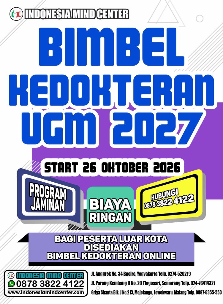 BIMBEL KEDOKTERAN UGM START 26 OKTOBER 2026