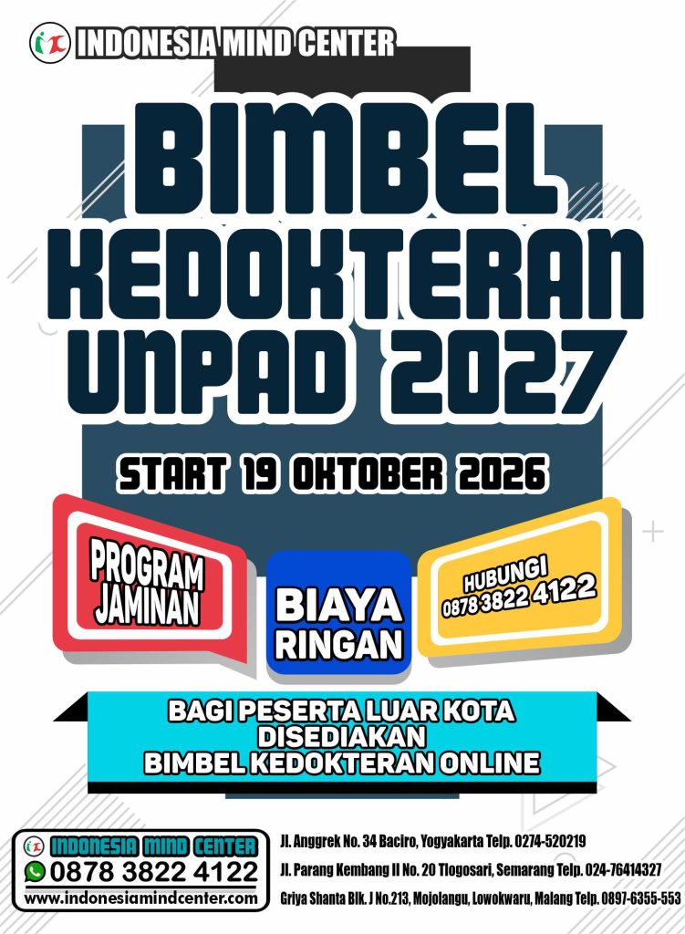 BIMBEL KEDOKTERAN UNPAD START 19 OKTOBER 2026