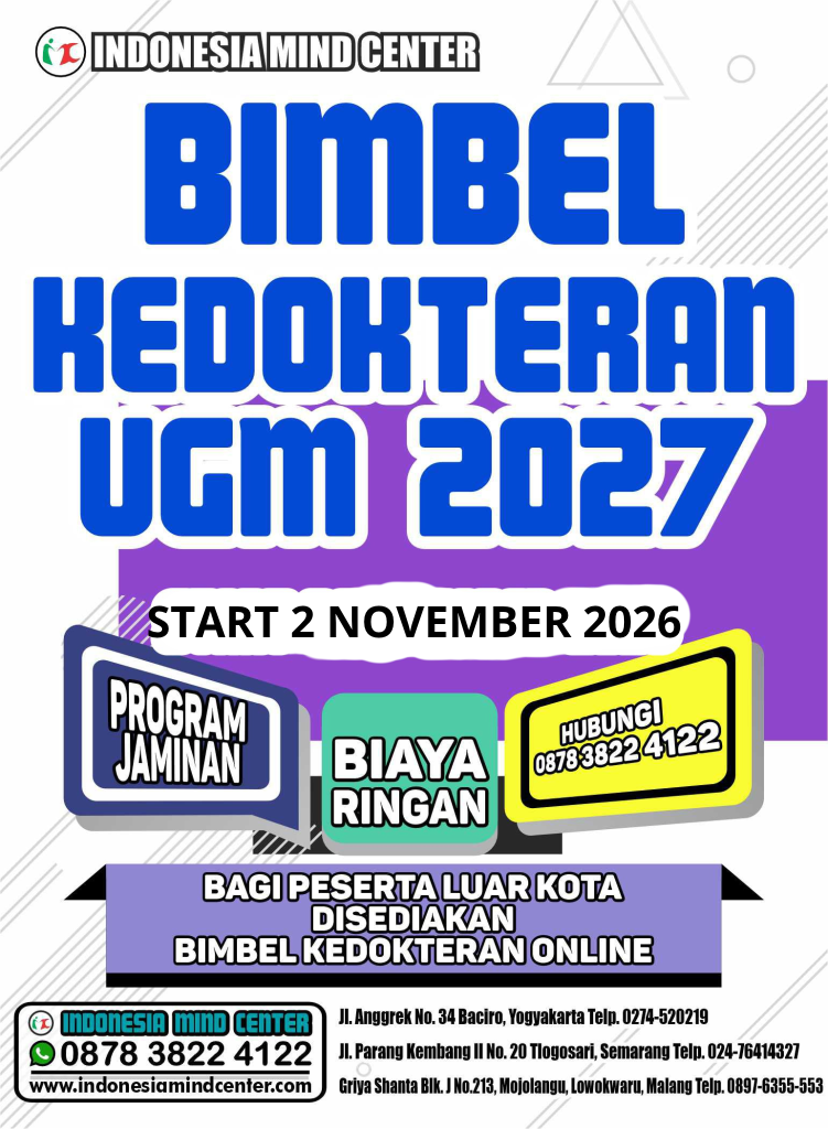 BIMBEL MASUK FK UGM 2 NOV 2026