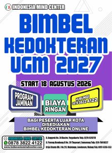 BIMBEL KEDOKTERAN UGM START 18 AGUSTUS 2026