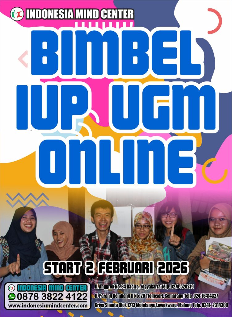 BIMBEL IUP UGM ONLINE START 2 FEBRUARI 2026