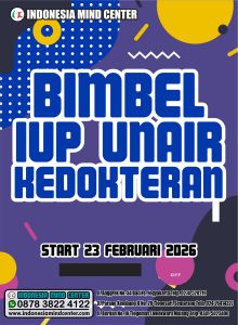 BIMBEL IUP UNAIR KEDOKTERAN START 23 FEBRUARI 2026