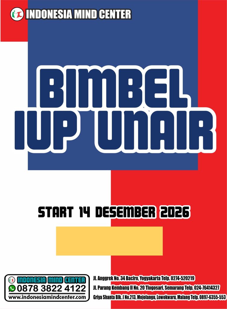 BIMBEL IUP UNAIR START 14 DESEMBER 2026