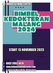 BIMBEL KEDOKTERAN MALANG 2024 START 13 NOVEMBER 2023