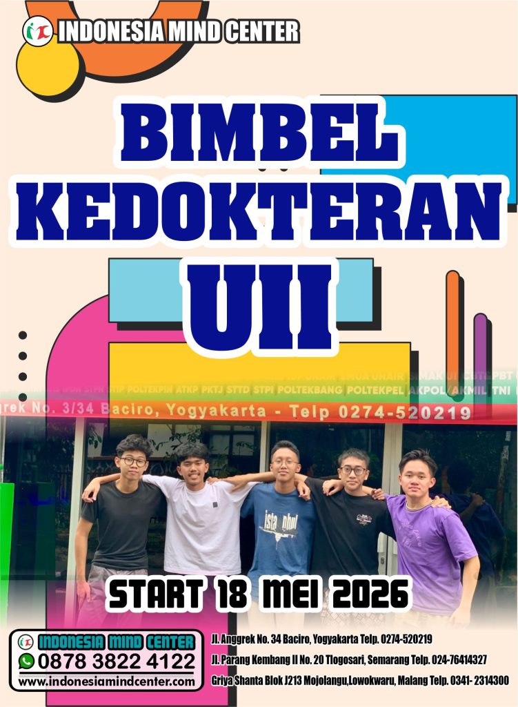 BIMBEL KEDOKTERAN UII START 18 MEI 2026