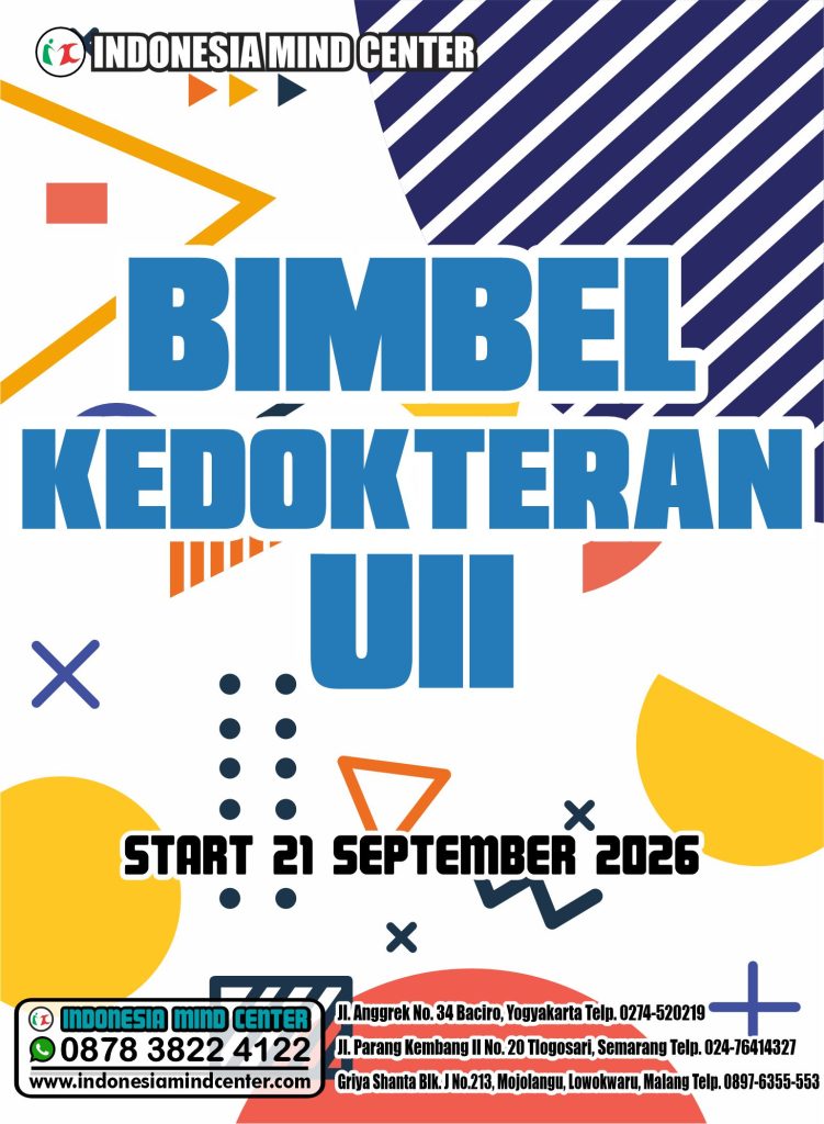 BIMBEL KEDOKTERAN UII START 21 SEPTEMBER 2026