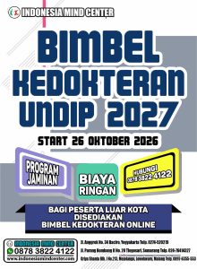 BIMBEL KEDOKTERAN UNDIP START 26 OKTOBER 2026