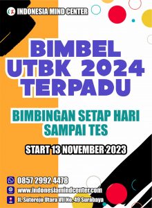 BIMBEL UTBK 2024 TERPADU BIMBINGAN SETAP HARI SAMPAI TES START 13 NOVEMBER 2023