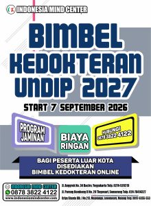 BIMBEL KEDOKTERAN UNDIP START 7 SEPTEMBER 2026